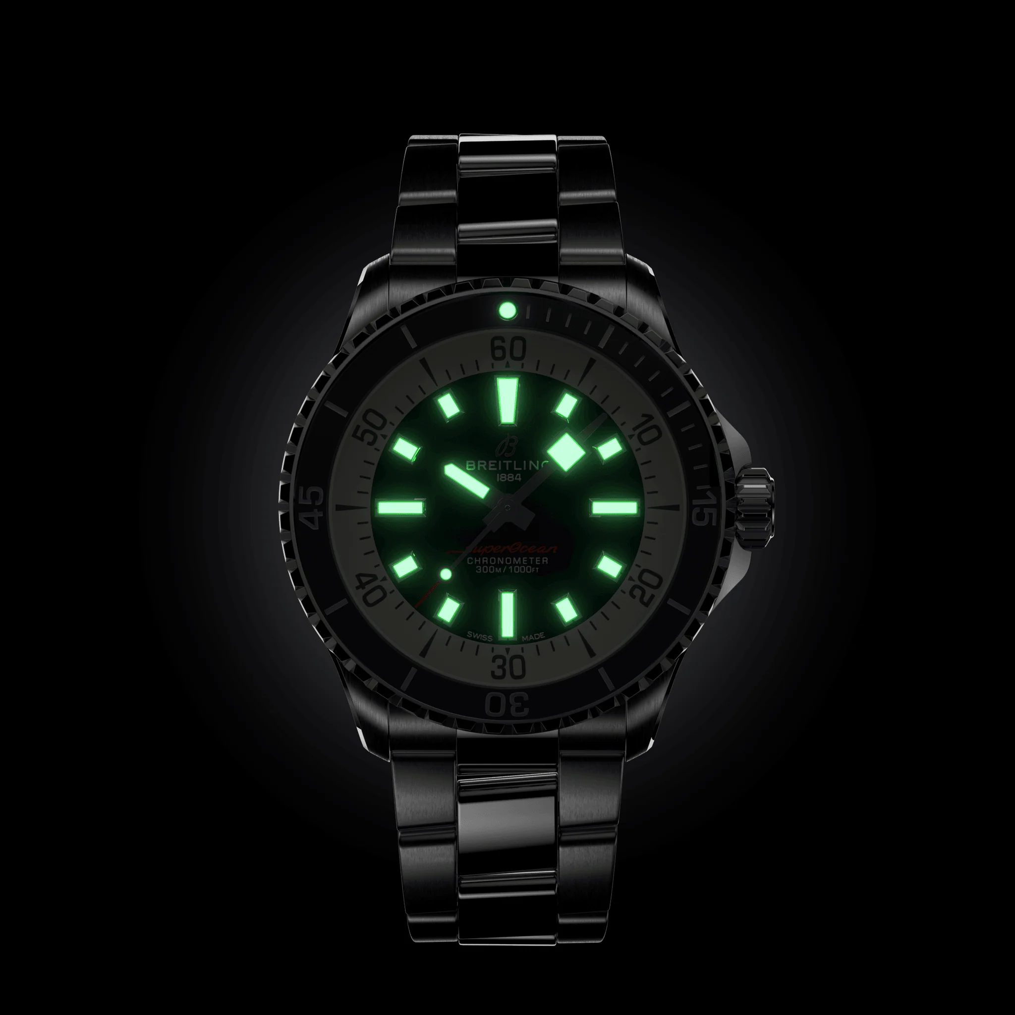 Superocean Automatic 42mm - Blue on Bracelet - Image 5