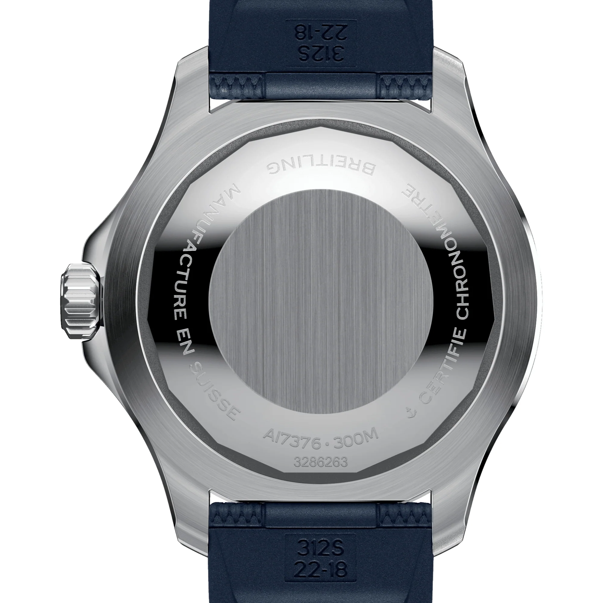 Superocean Automatic 44mm - Blue on Rubber Strap - Image 4