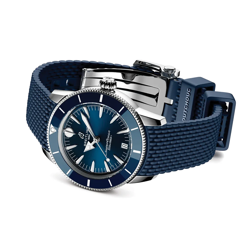 Superocean Heritage Automatic 36mm - Blue on Rubber Strap - Image 2