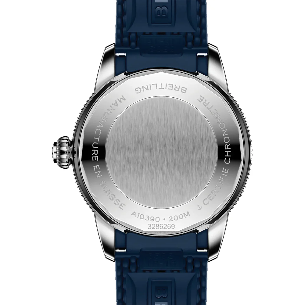 Superocean Heritage Automatic 36mm - Blue on Rubber Strap - Image 5