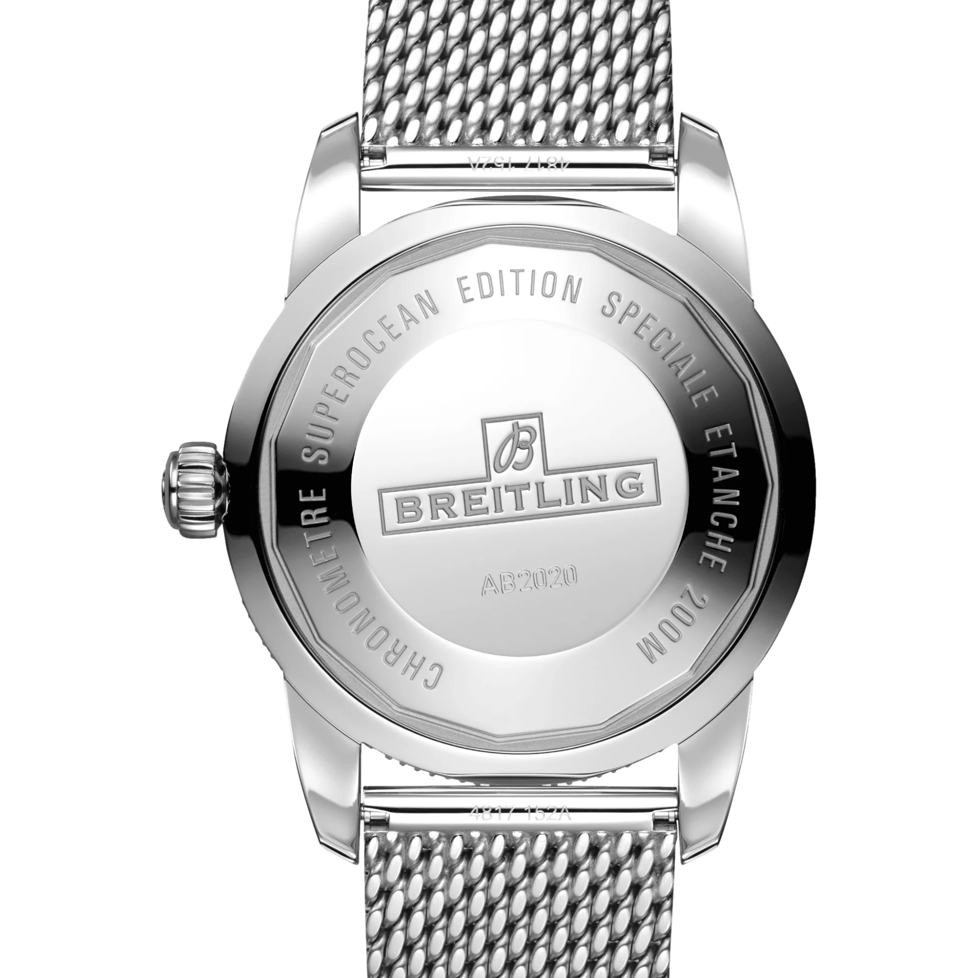 Superocean Heritage B20 Automatic 46mm - Blue on Bracelet - Image 4