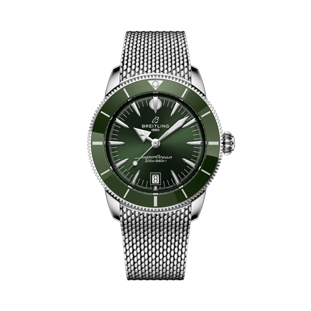 Superocean Heritage B31 Automatic 42mm - Green on Bracelet