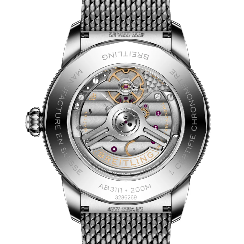Superocean Heritage B31 Automatic 42mm - Green on Bracelet - Image 2