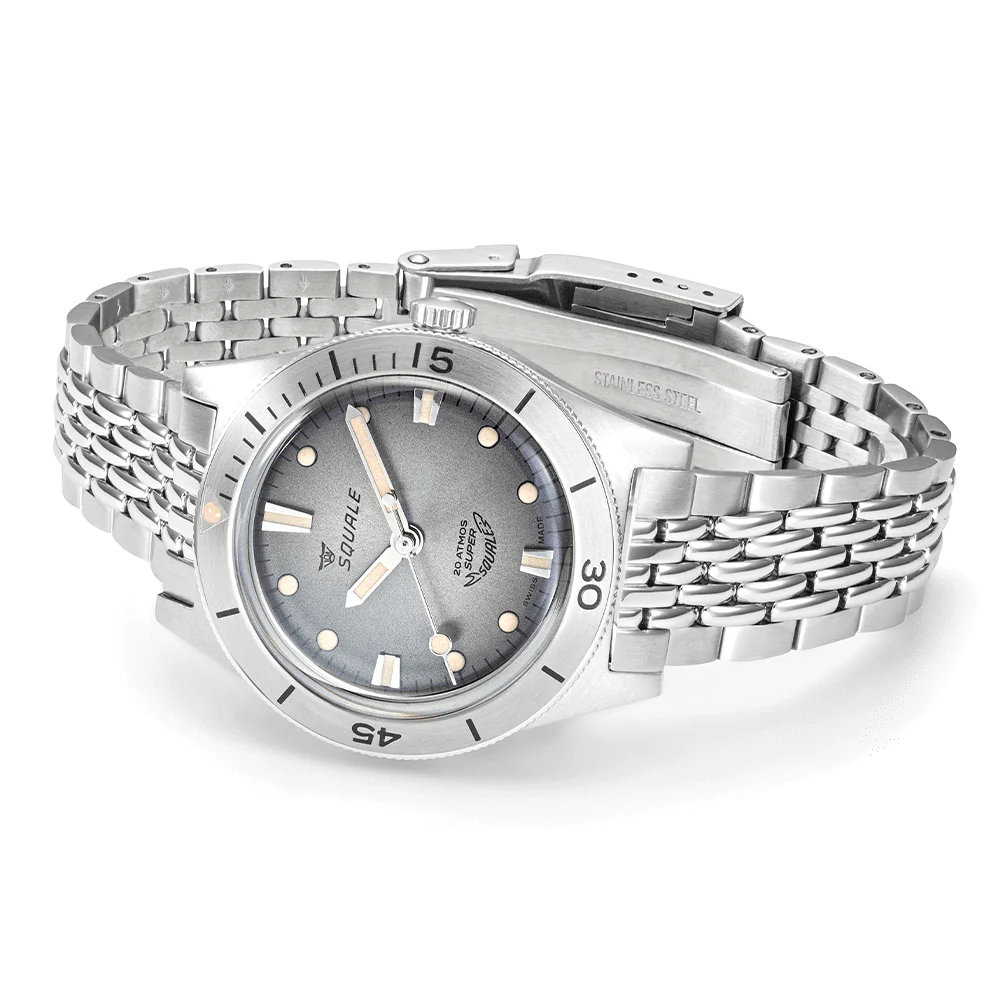 Super-Squale 38mm - Sunray Grey on Bracelet - Image 2