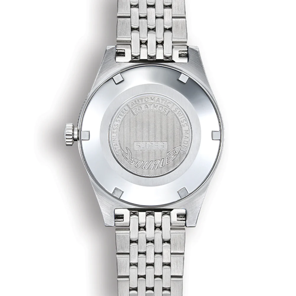 Super-Squale 38mm - Sunray Grey on Bracelet - Image 4