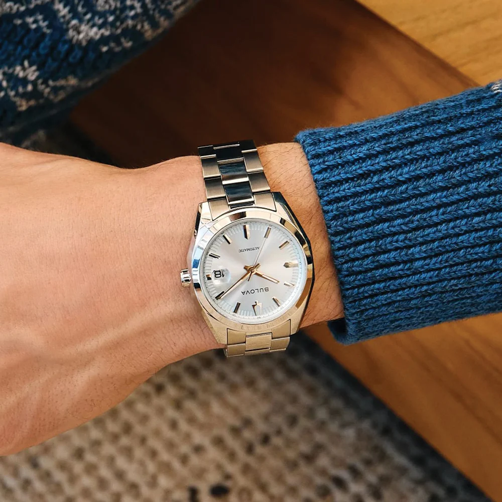 Classic Surveyor Automatic 39mm - Light Blue on Bracelet - Image 2