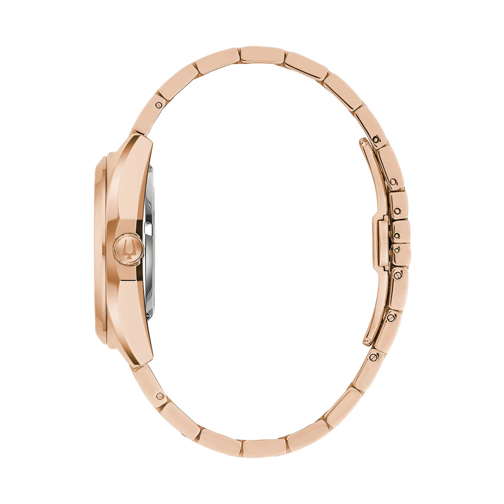 Classic Surveyor Automatic Rose Gold 39mm - Aubergine Purple on Bracelet - Image 5