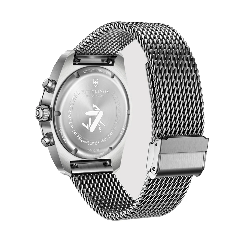 Swiss Army Chrono Quartz 42mm - Blue on Bracelet - Image 4