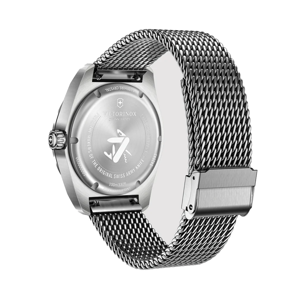 Swiss Army Quartz 42mm - Black on Bracelet - Image 4