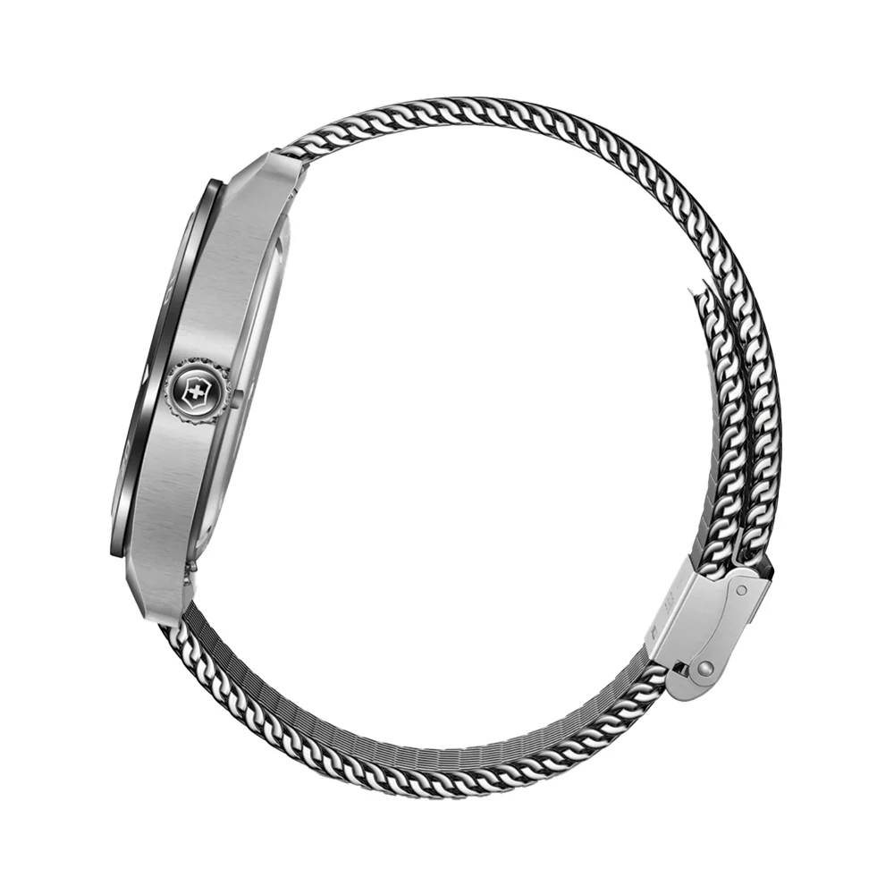 Swiss Army Quartz 42mm - Black on Bracelet - Image 6