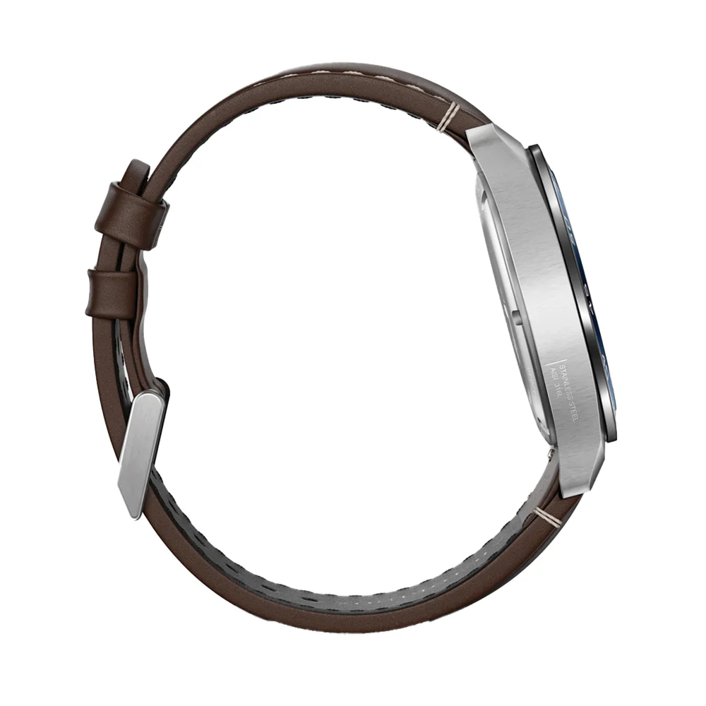 Swiss Army Quartz 42mm - Blue on Brown Leather Strap - Image 6
