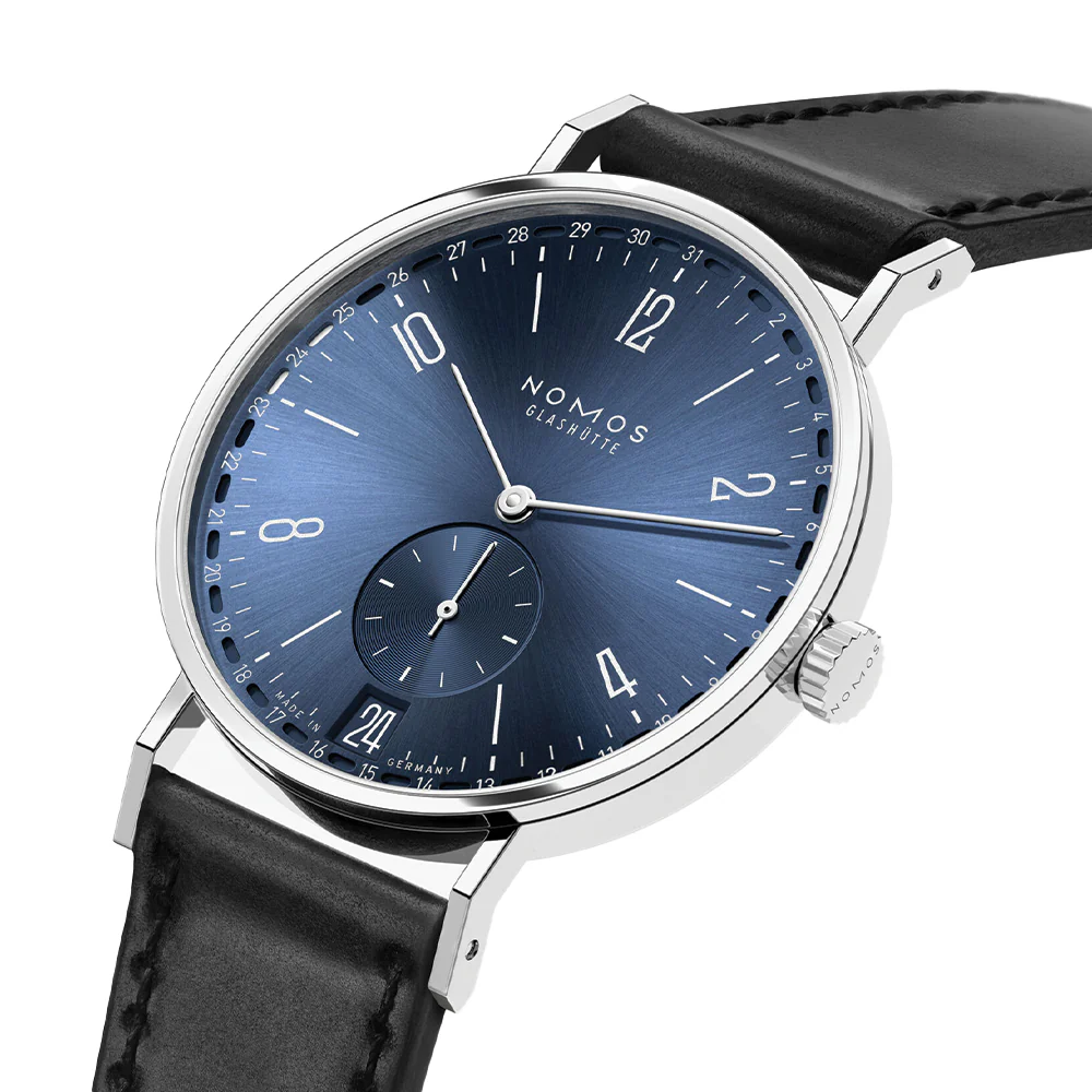 Tangente 2Date 37.5mm - Blue on Leather Strap - Image 2
