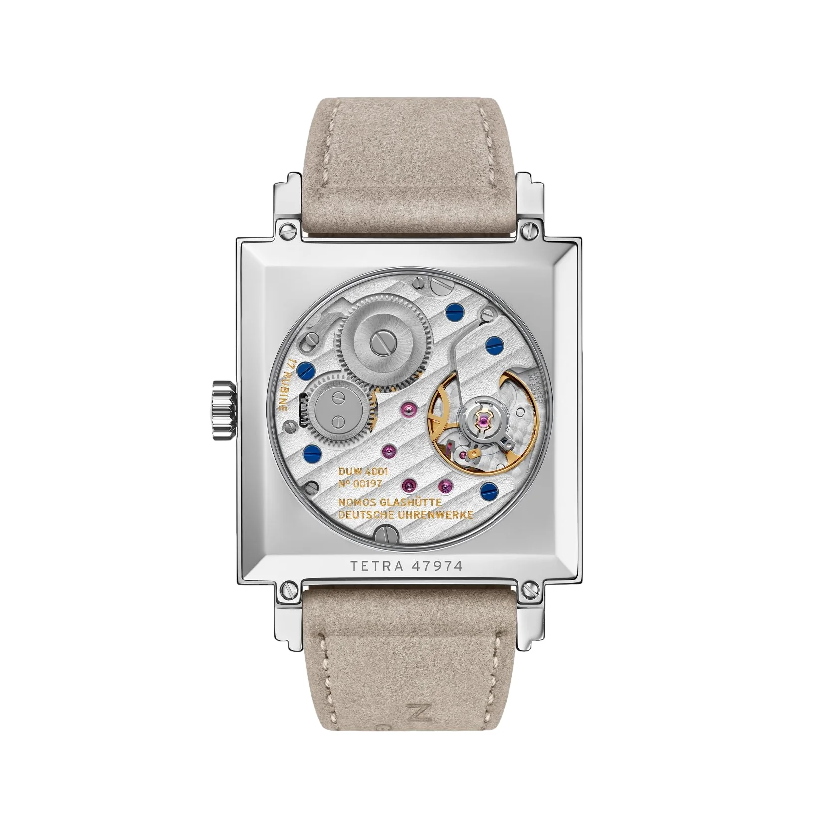Tetra Salvia Sapphire Back 29.5mm - Sage Green on Strap - Image 7