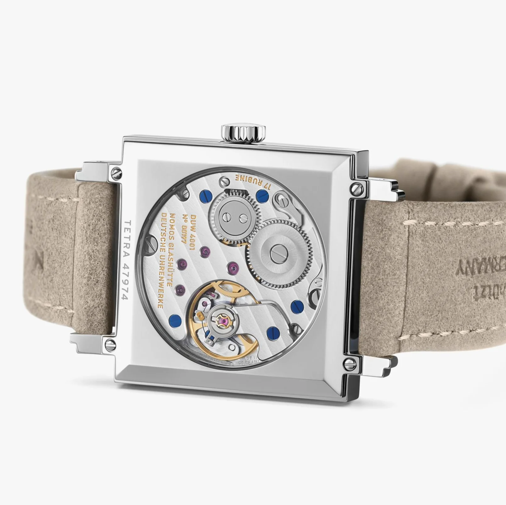 Tetra Salvia Sapphire Back 29.5mm - Sage Green on Strap - Image 8