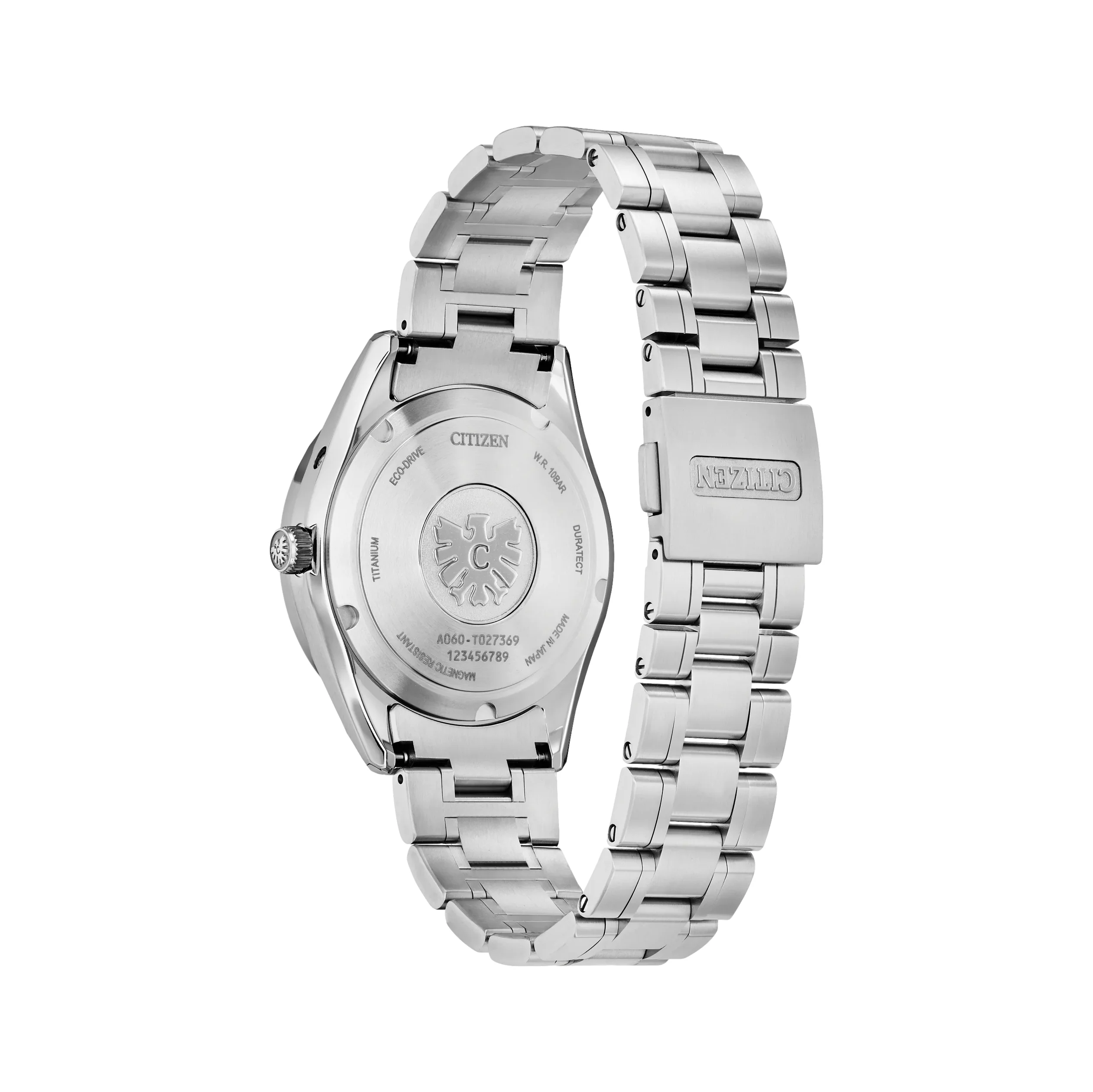 The CITIZEN Eco Titanium 38.3mm - Black on Bracelet - Image 4