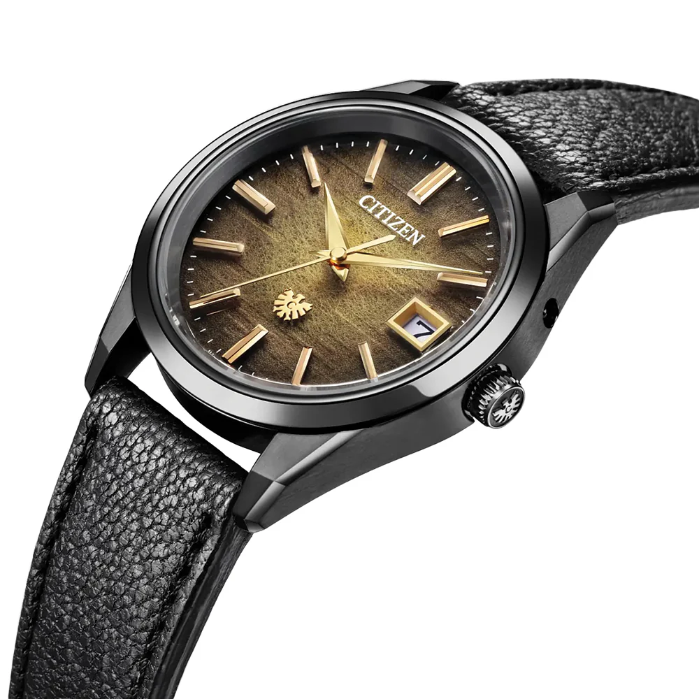 The CITIZEN Eco-Drive Super Titanium™ Limitied Edition 38.3mm - Brown on Leather Strap - Image 2