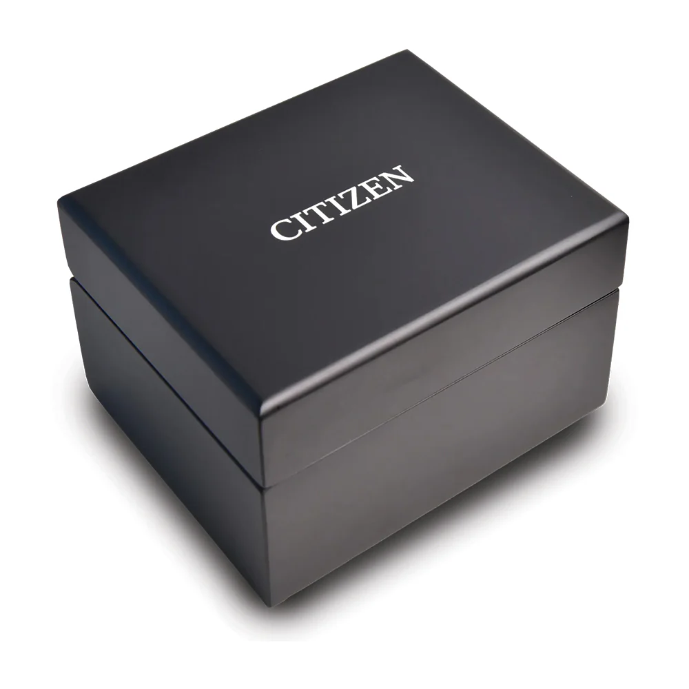 The CITIZEN Eco-Drive Super Titanium™ Limitied Edition 38.3mm - Brown on Leather Strap - Image 5