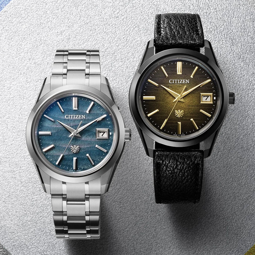 The CITIZEN Eco-Drive Super Titanium™ Limitied Edition 38.3mm - Brown on Leather Strap - Image 6