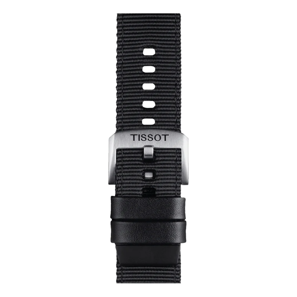 Tissot Official Black Textile Strap 22mm