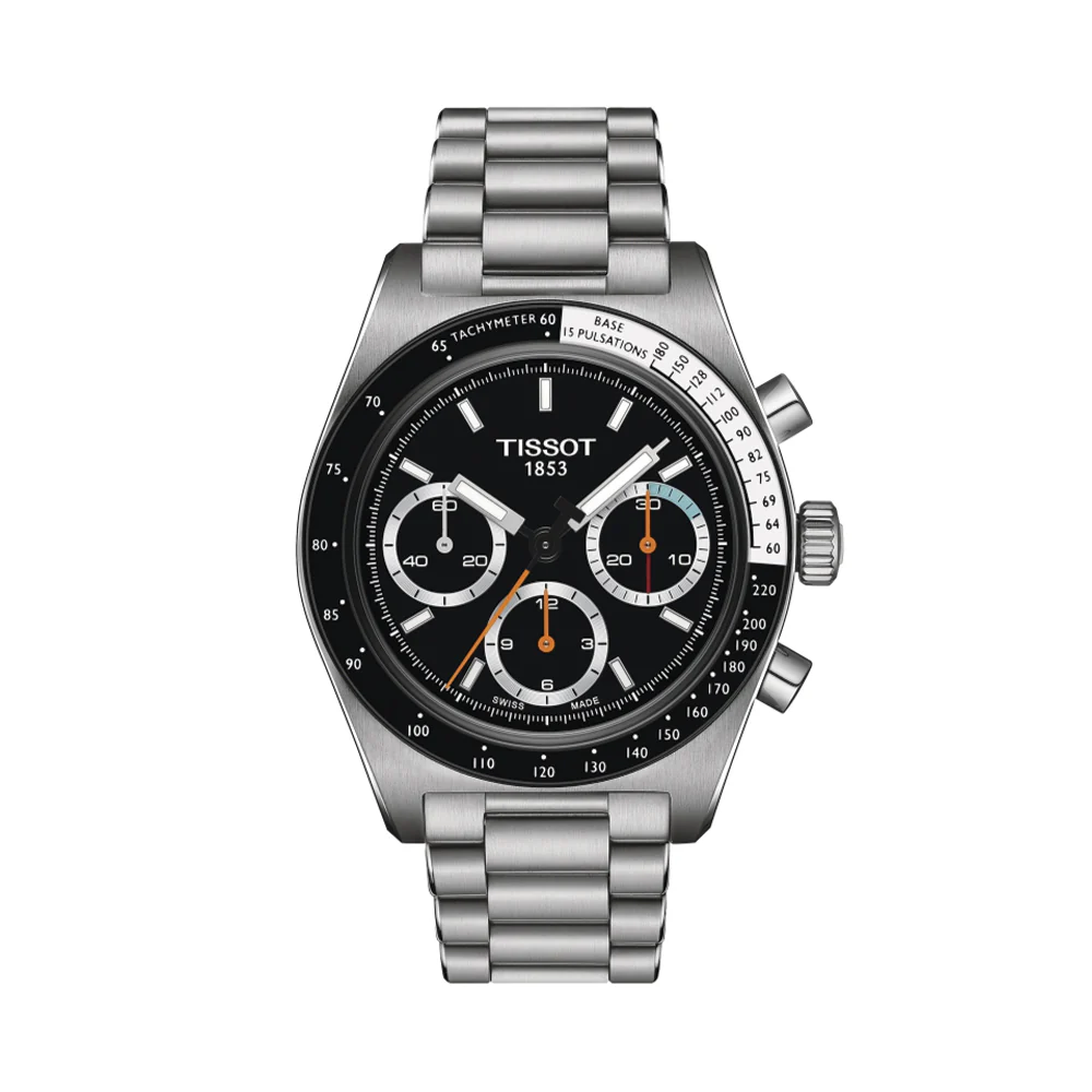 PR516 Mechanical Chronograph 41mm - Black on Bracelet