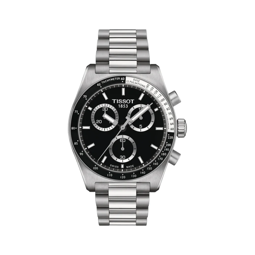 PR516 Quartz Chronograph 40mm - Black on Bracelet