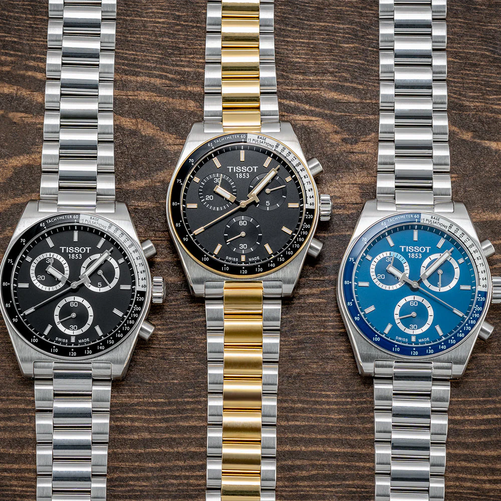 PR516 Quartz Chronograph 40mm - Black on Bracelet - Image 6