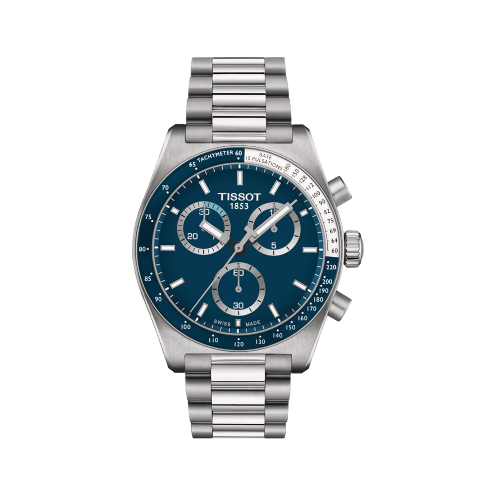 PR516 Quartz Chronograph 40mm - Blue on Bracelet