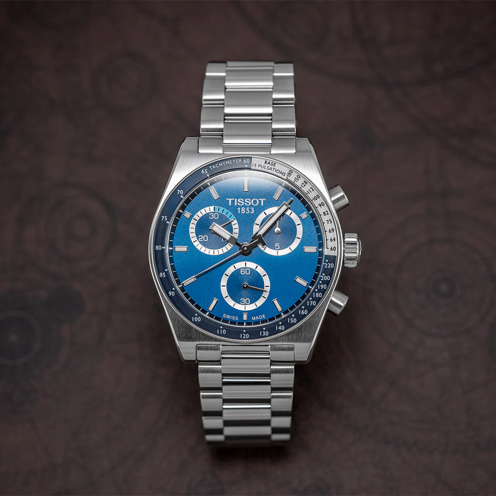 PR516 Quartz Chronograph 40mm - Blue on Bracelet - Image 2