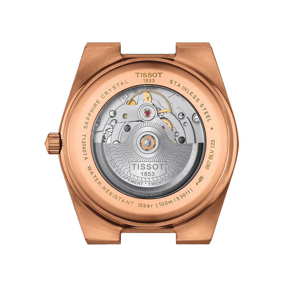PRX Powermatic 80 Rose Gold 40mm - Blue on Bracelet - Image 3