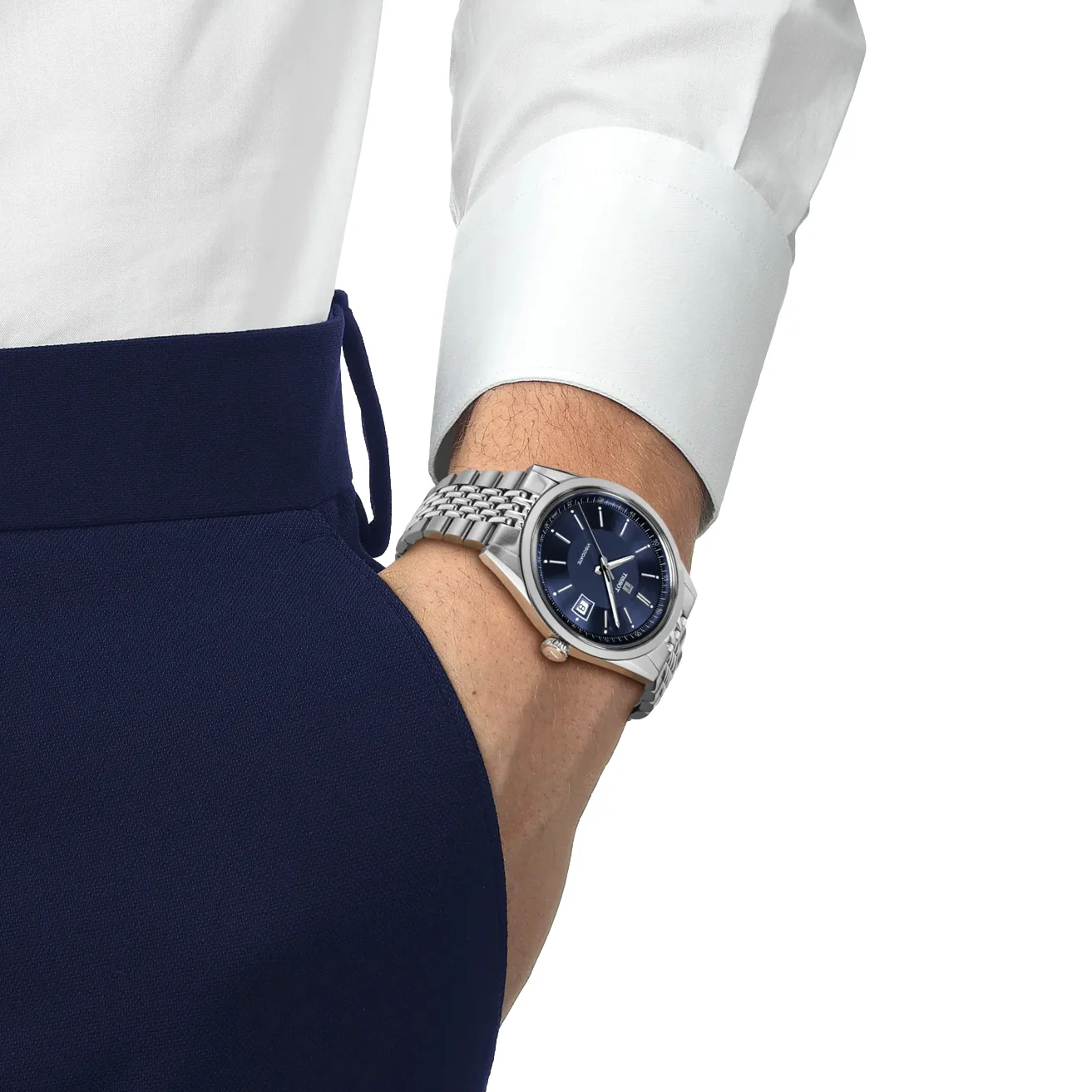 Visodate 39mm - Blue on Bracelet - Image 3