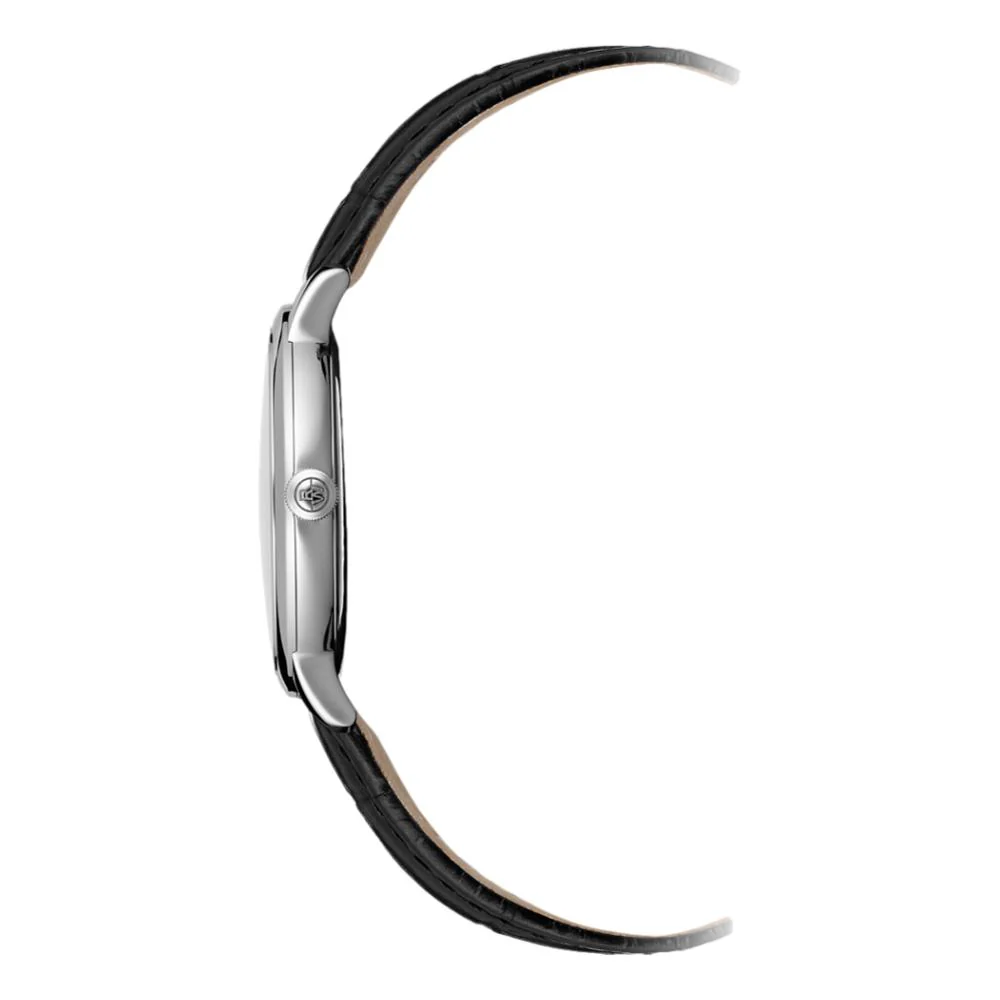 Toccata Classic Quartz 39mm - White on Leather Strap - Image 3
