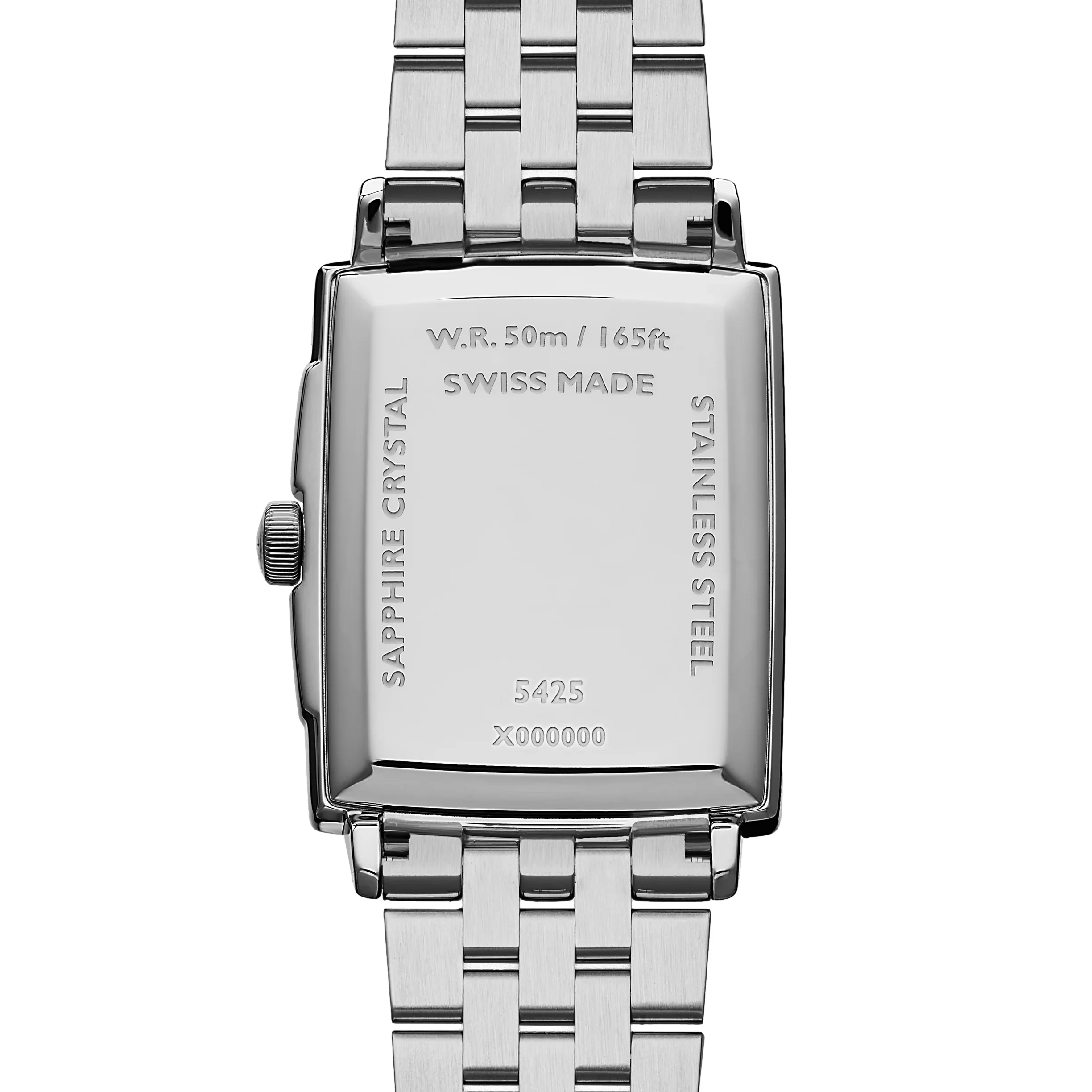 Toccata Square 37mm - White on Bracelet - Image 2