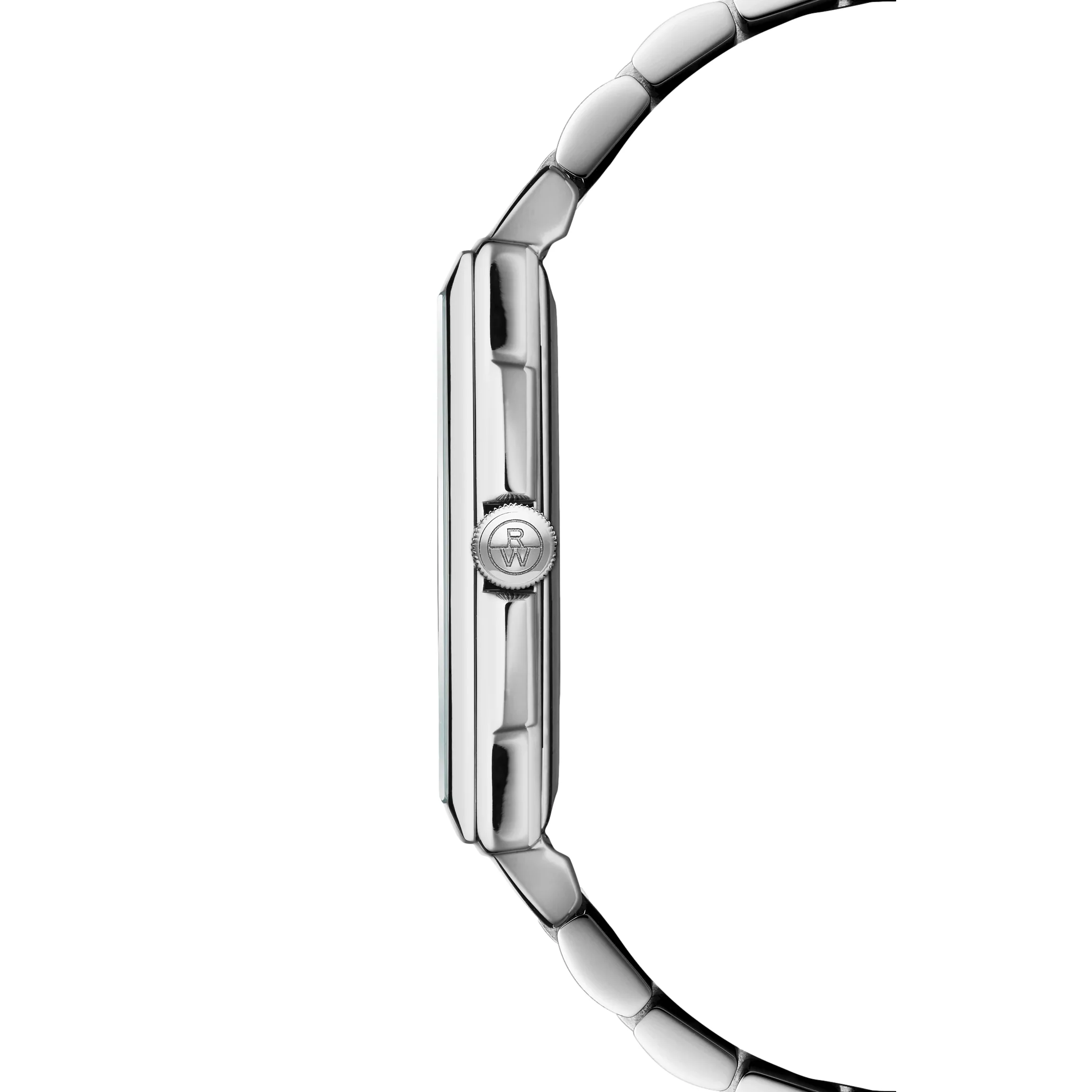 Toccata Square 37mm - White on Bracelet - Image 3