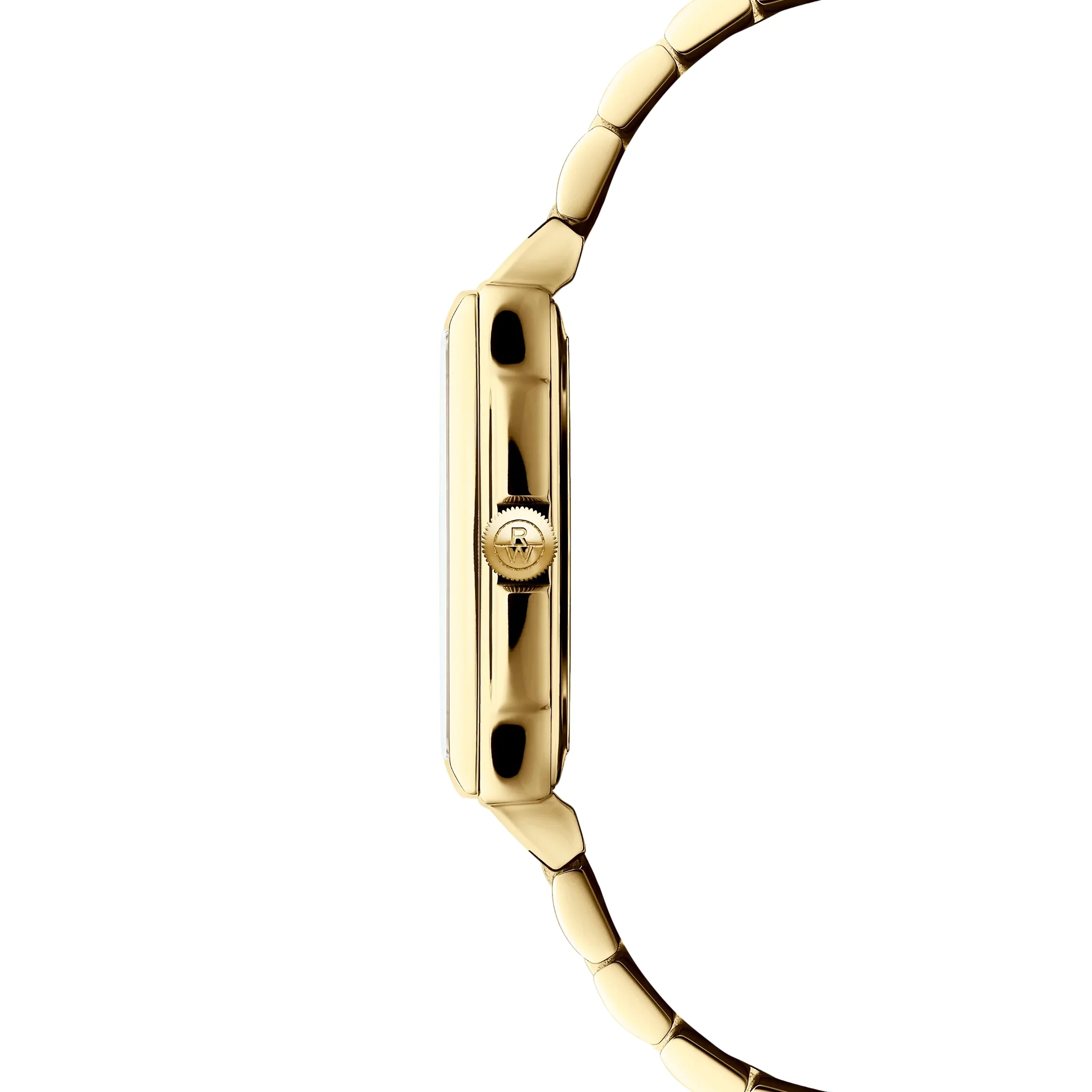 Toccata Square Gold-Tone 28mm - Champagne on Bracelet - Image 5