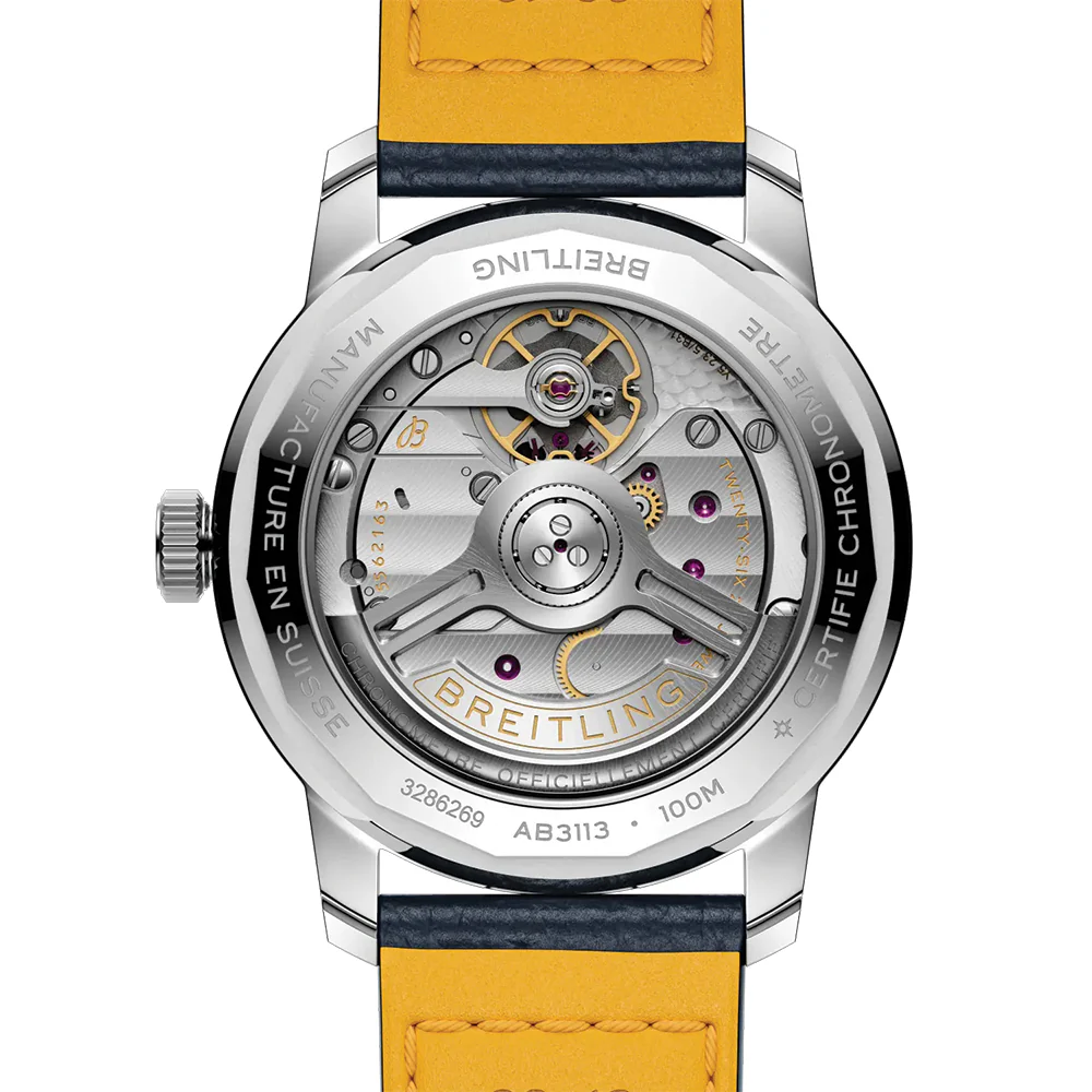 Top Time B31 38mm - Blue on Leather Strap - Image 5