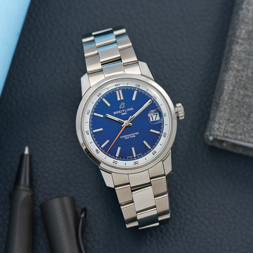 Top Time B31 38mm - Blue on Bracelet - Image 2