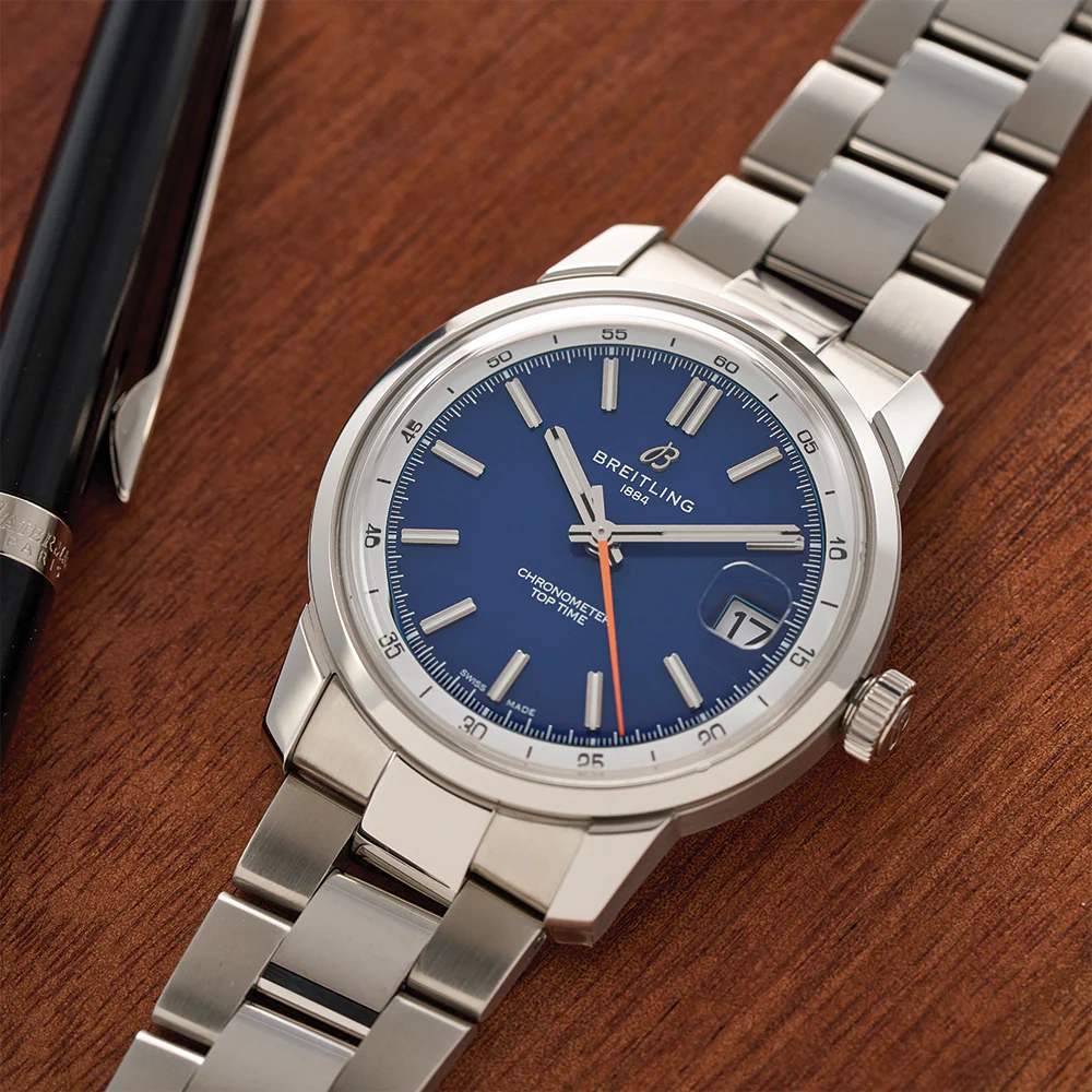 Top Time B31 38mm - Blue on Bracelet - Image 3