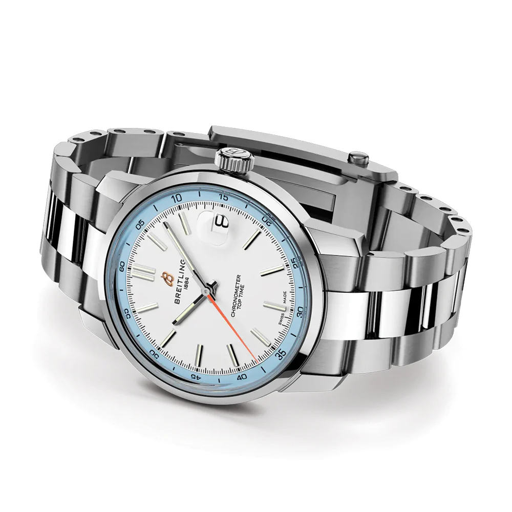 Top Time B31 38mm - White on Bracelet - Image 5