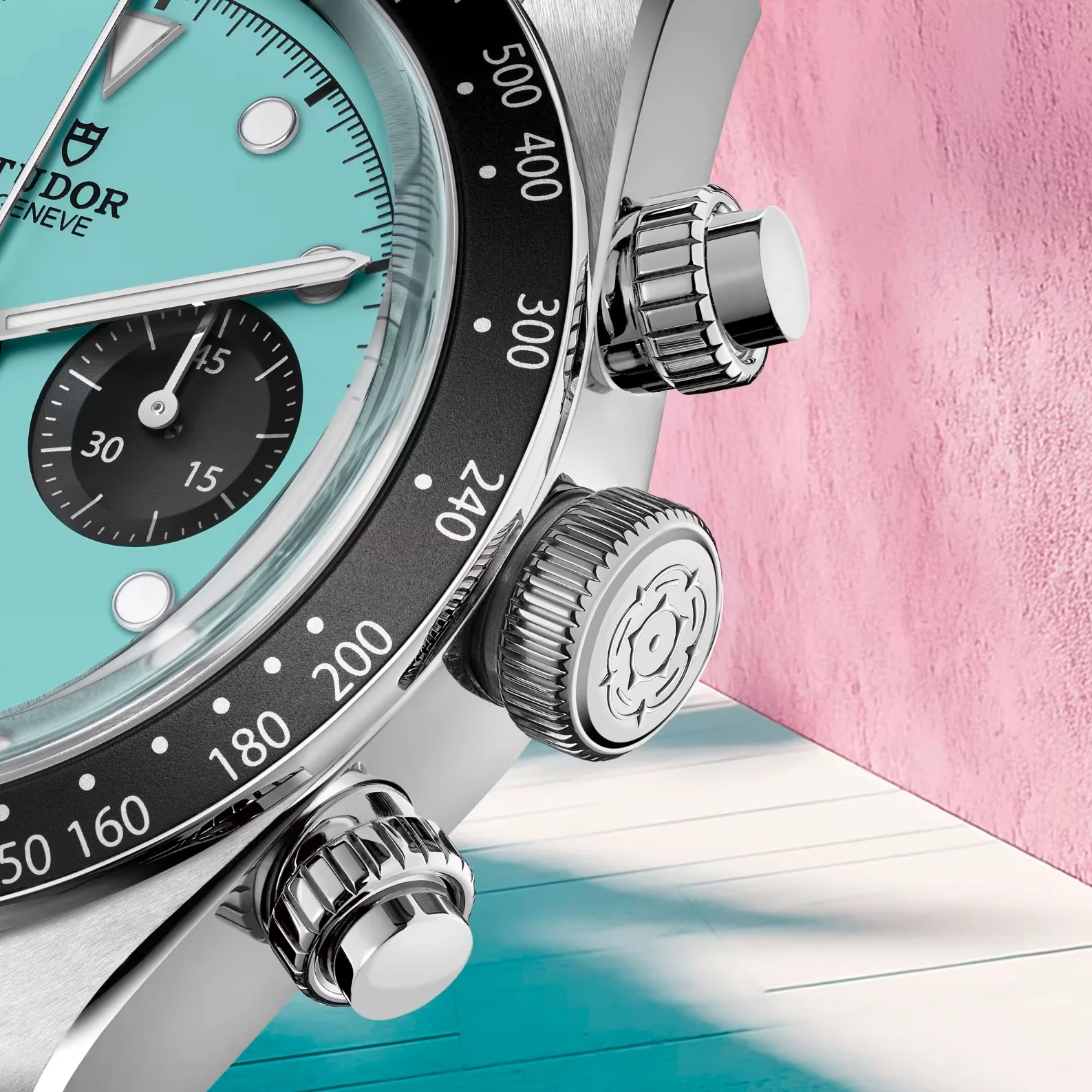 Black Bay Chrono 41mm - Turquoise on Bracelet - Image 4