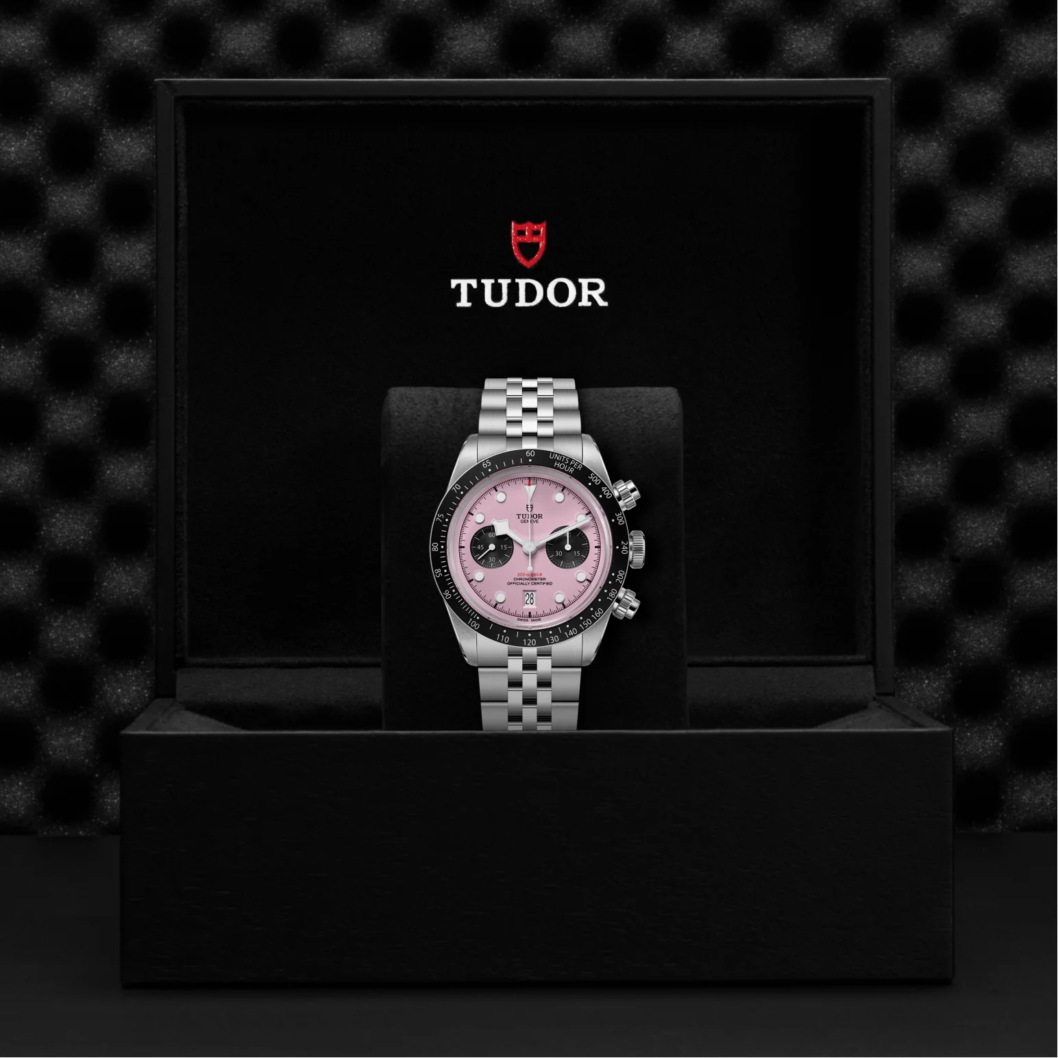 Black Bay Chrono 41mm - Pink on Bracelet - Image 5