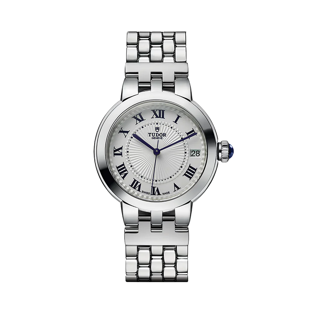Clair de Rose 34mm - Silver on Bracelet