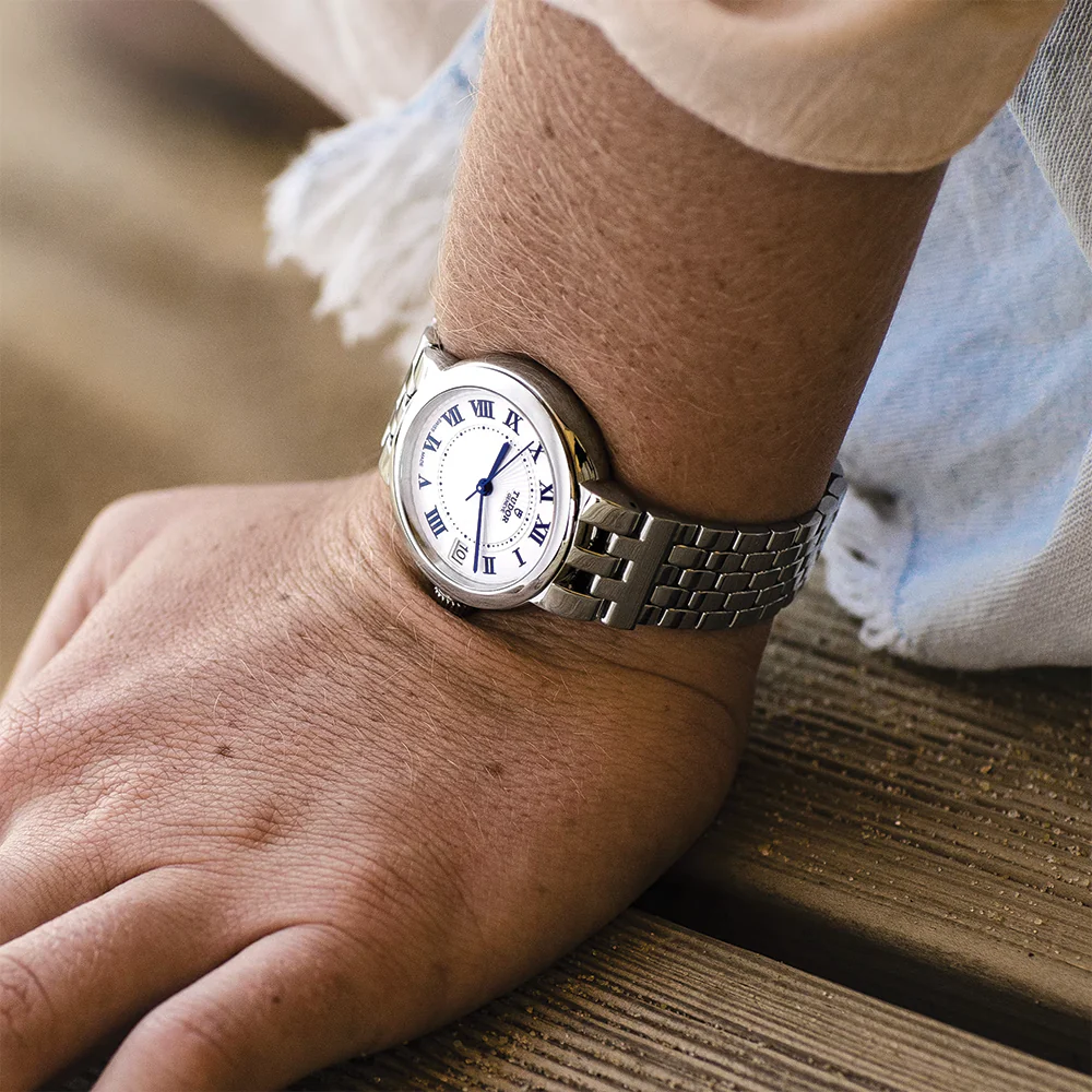 Clair de Rose 34mm - Silver on Bracelet - Image 3