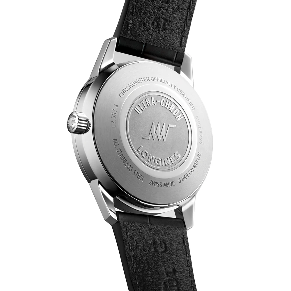 Ultra-Chron Classic 37mm - Silver on Leather Strap - Image 4