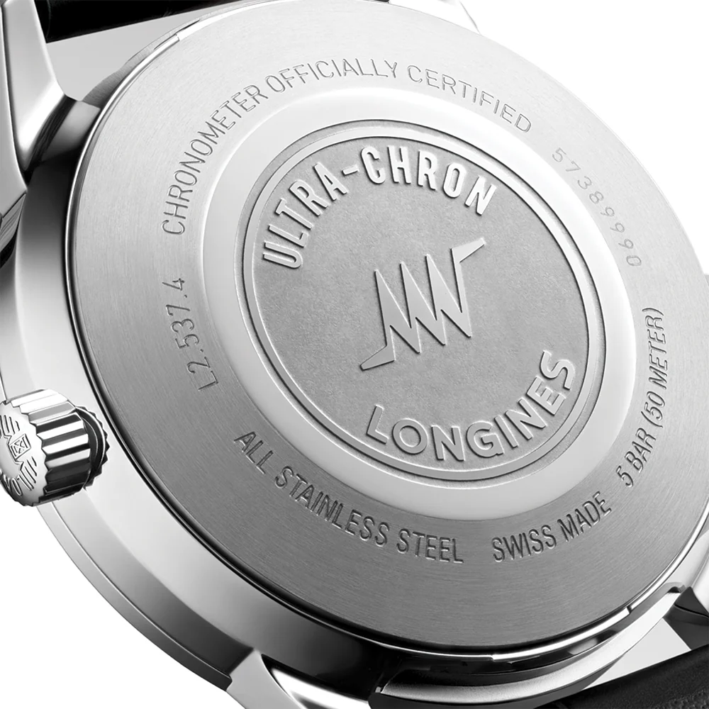 Ultra-Chron Classic 37mm - Silver on Leather Strap - Image 5