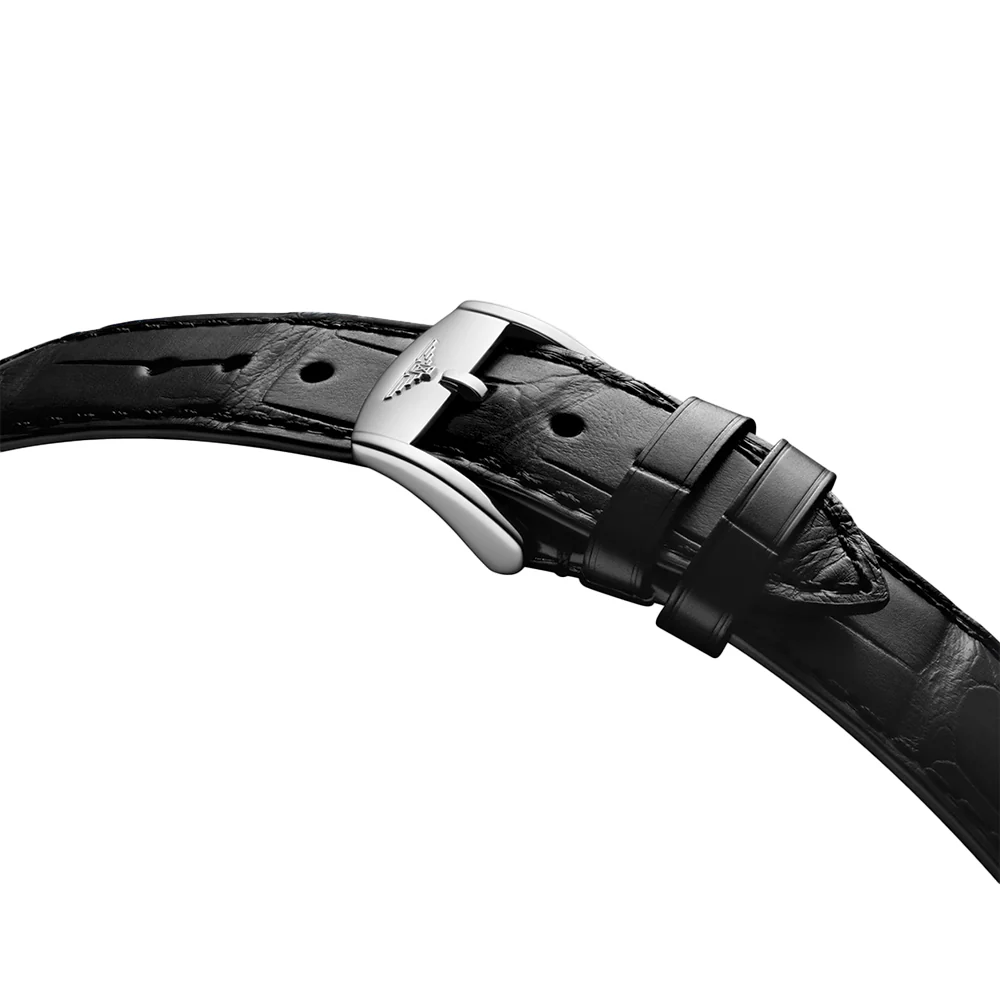 Ultra-Chron Classic 37mm - Silver on Leather Strap - Image 6