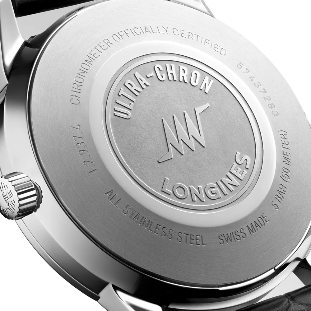 Ultra-Chron Classic 40mm - Silver on Leather Strap - Image 5