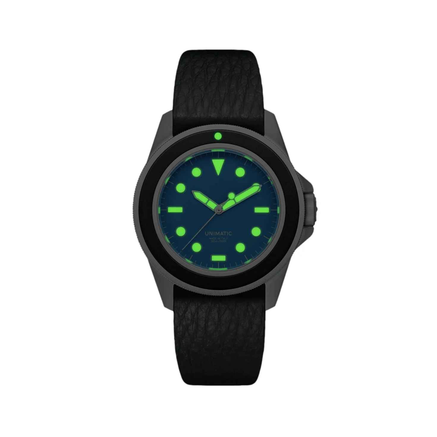 UT1-AS Limited Edition 41.5mm - Blue on Leather Strap - Image 3