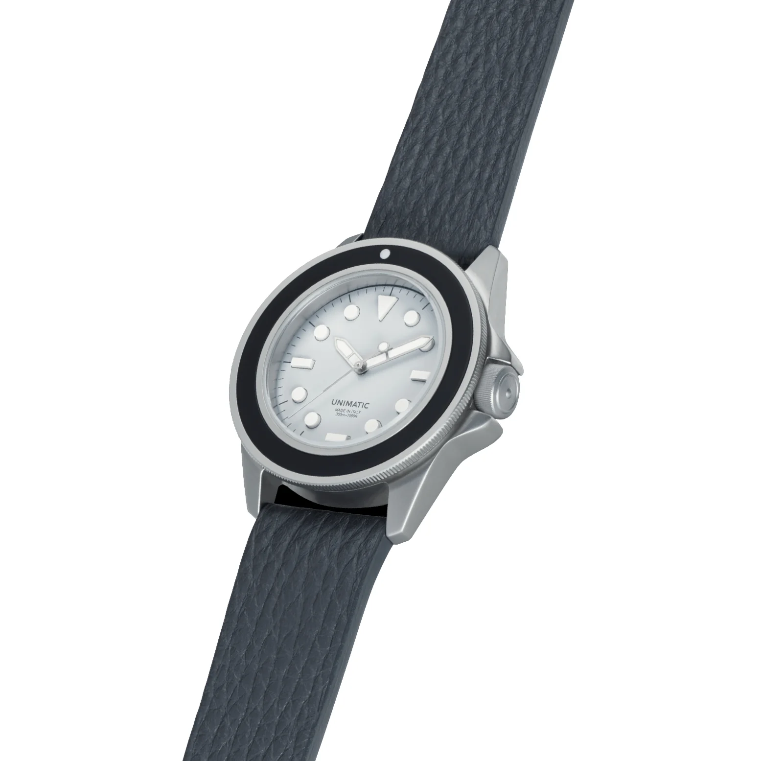 UT1-GO Limited Edition 41.5mm - White on Leather Strap - Image 2