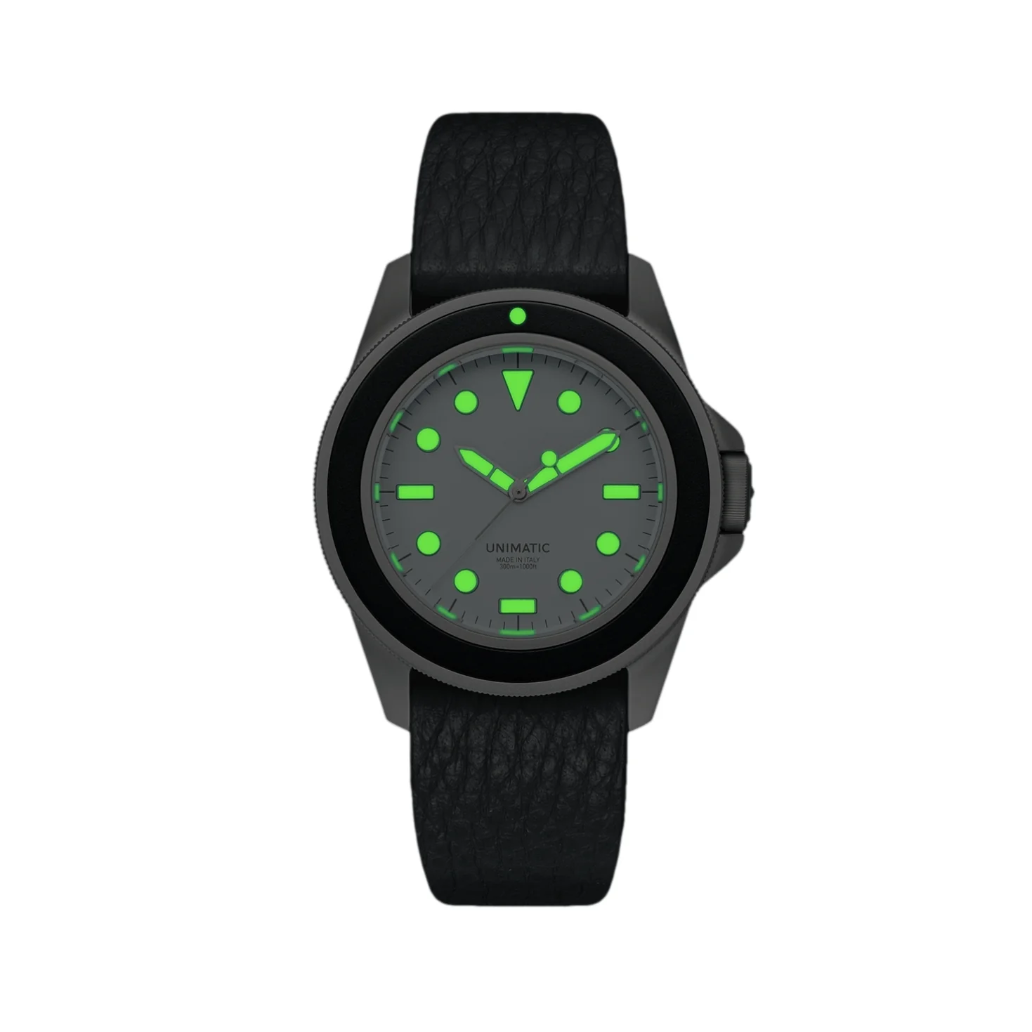 UT1-GO Limited Edition 41.5mm - White on Leather Strap - Image 3