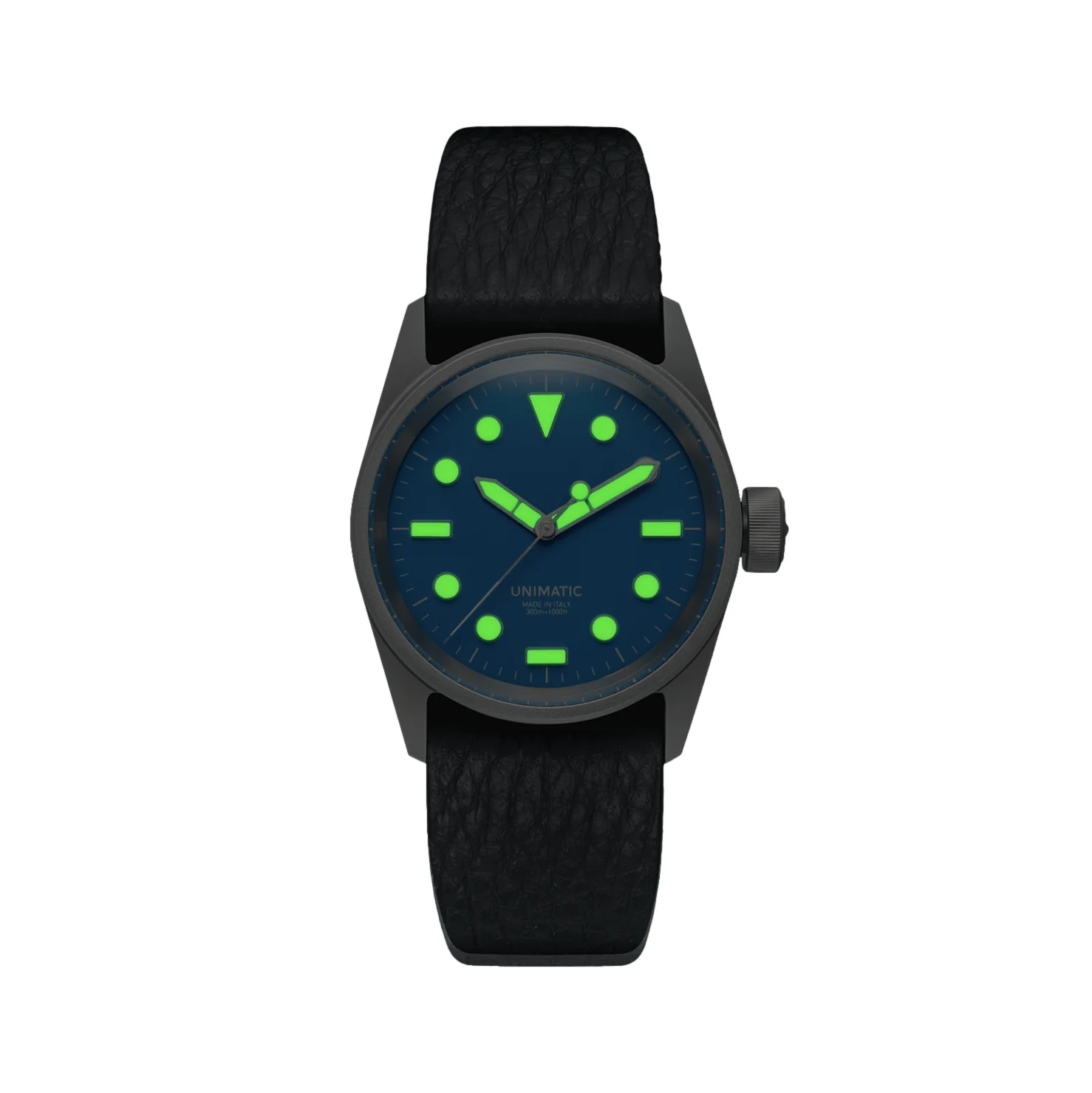 UT5-AS Limited Edition 36mm - Blue on Leather Strap - Image 4